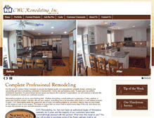 Tablet Screenshot of creativewoodconcepts.com